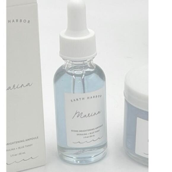 Earth Harbor MARINA Biome Brightening Ampoule w/ GLOW JUICE Refining Enzyme Mask - Picture 5 of 6